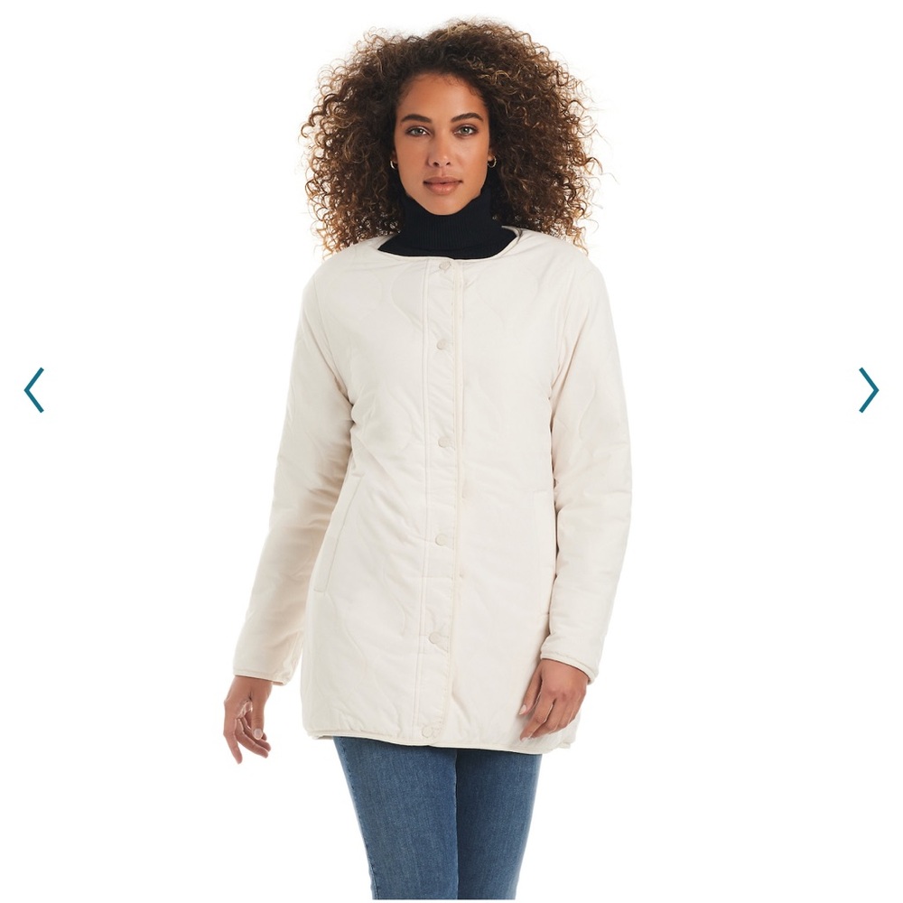 Koolaburra by UGG Reversible Sherpa Quilted Jacket in Light Birch - NWT